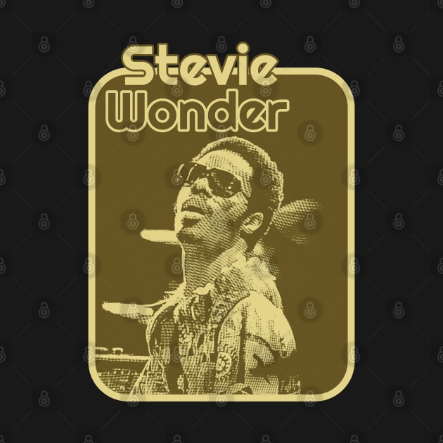 Stevie Wonder - retro classic by HANASUISI