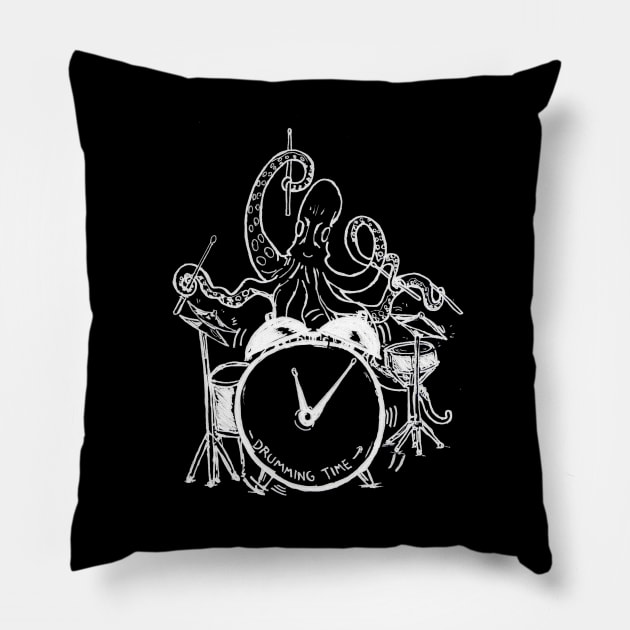 Drumming Time! The Octopus Drummer Pillow by Producer