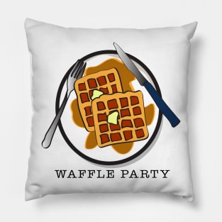 Waffle Party! Pillow