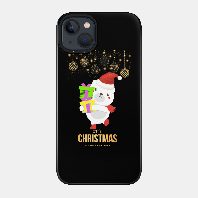It's Christmas and happy New Year - Merry Christmas And Happy New Year - Phone Case