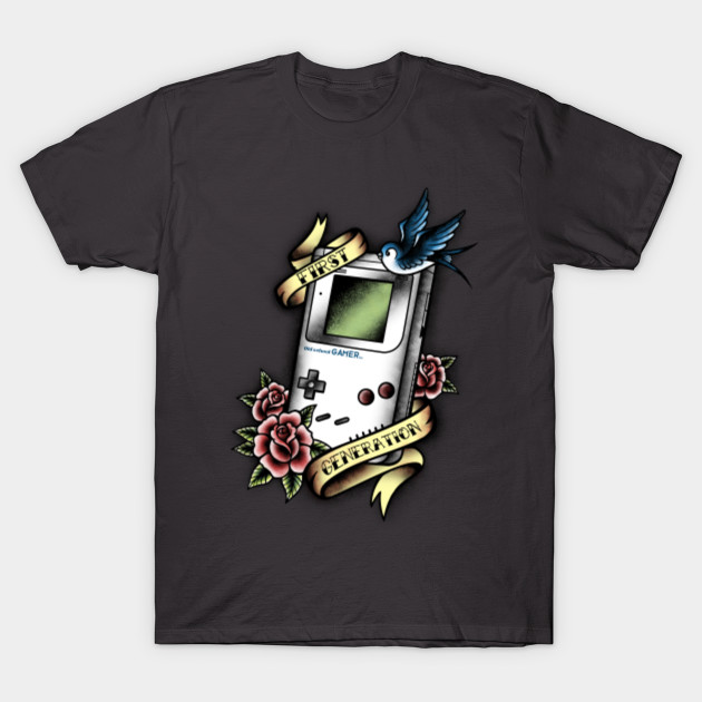 Old school gamer - Tattoo - T-Shirt | TeePublic