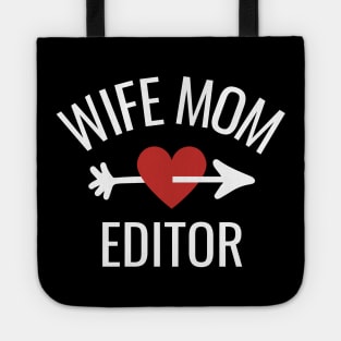 Wife Mom Editor Gift Idea Tote