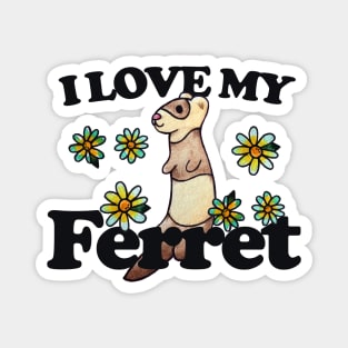 I love my ferret Magnet