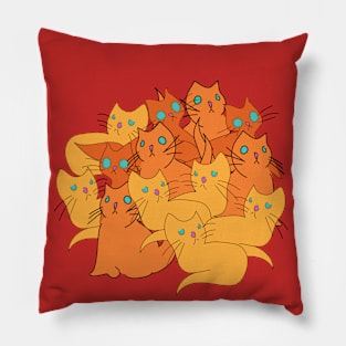 Ball of Kitties Pillow