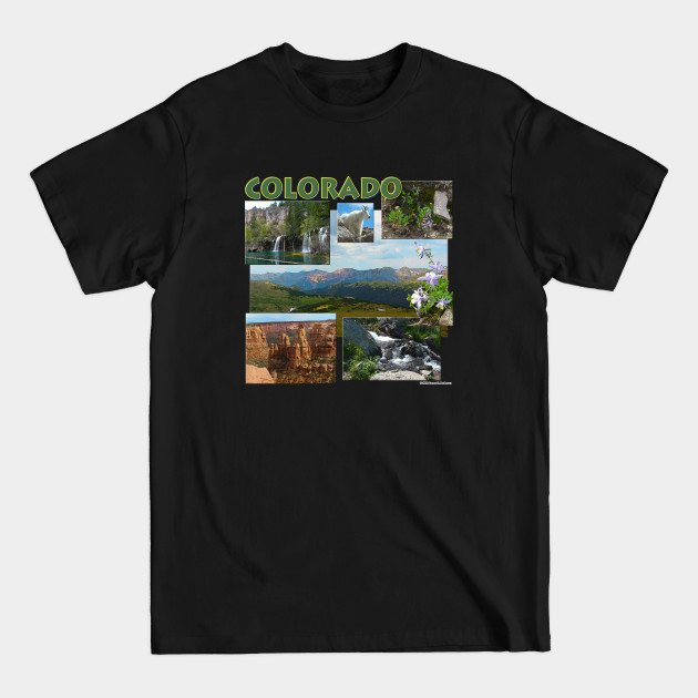 Discover Colorado Collage - Colorado - T-Shirt