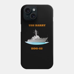 Barry DDG-52 Destroyer Ship Phone Case