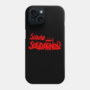 Scouse Solidarnosc (Scouse Solidarity Red) Phone Case