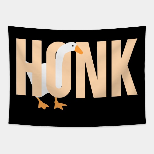 Untitled Goose Game Meme: Honk Tapestry by artsylab