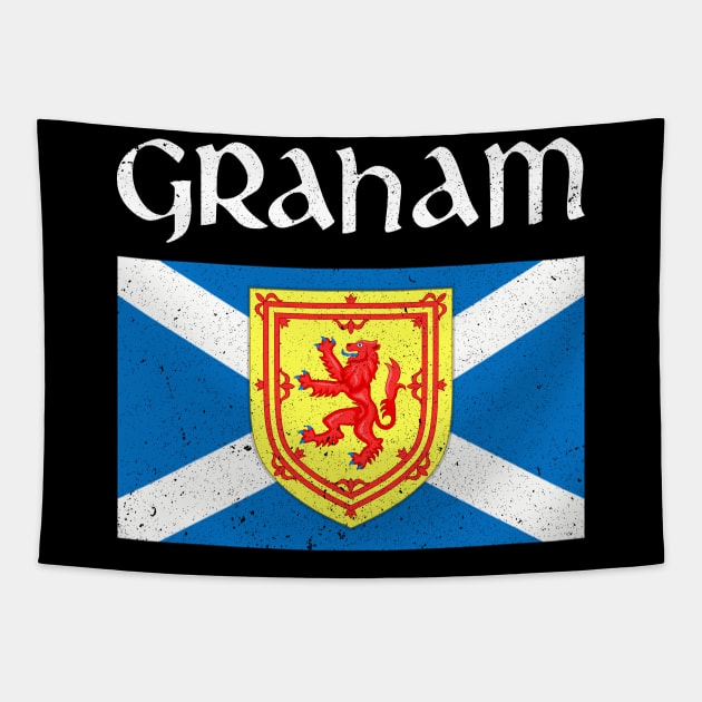 Clan Graham Scottish Clan Scotland Flag Tapestry by anitakayla32765