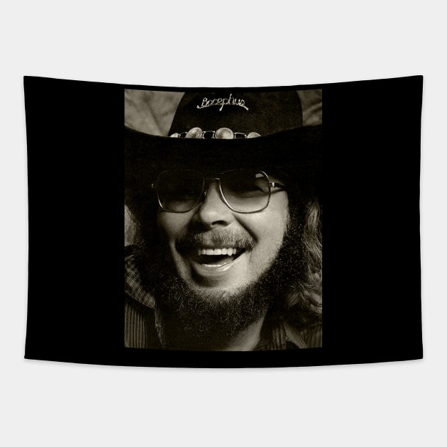 Hank Williams Jr / Vintage Tapestry by Don'tawayArt