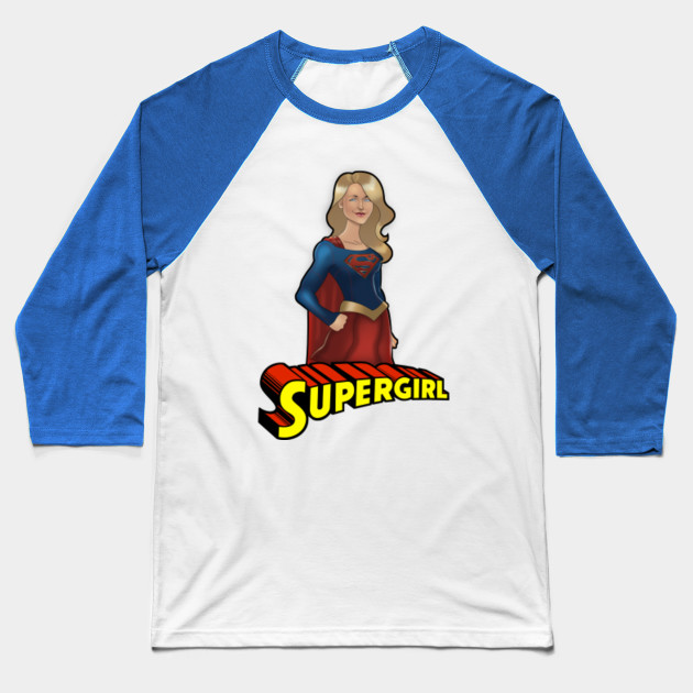 Melissa Benoist Is Supergirl Supergirl Tv Show Baseball T
