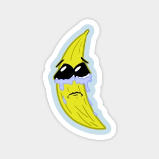 Lonely Crying Banana You Hurt My Peelings Magnet