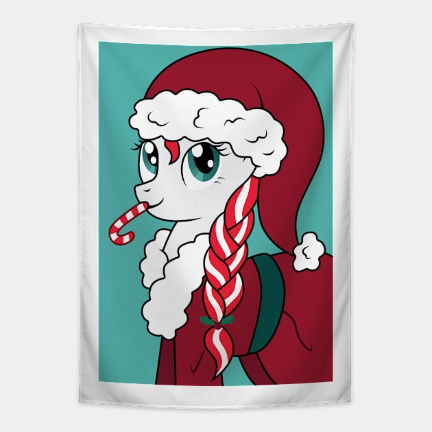 Candy Cane Tapestry by CloudyGlow