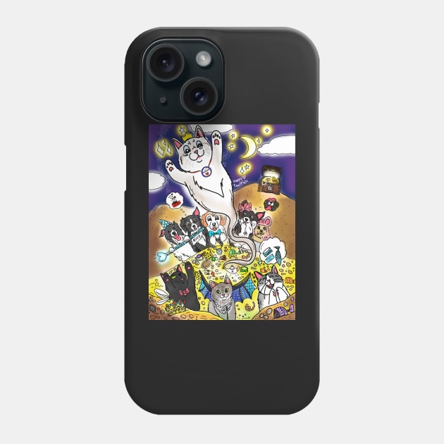 Mallow the Genie Phone Case by HappyPawtraits