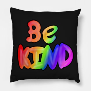 Rainbow “Be Kind” Pillow