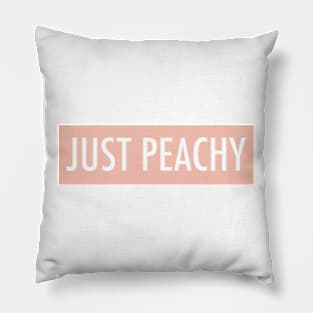 Just Peachy Pillow