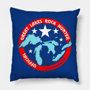 Great Lakes Rock Hunter Pillow