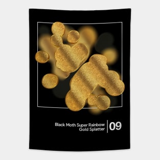 BMSR - Gold Splatter / Minimalist Style Graphic Design Tapestry