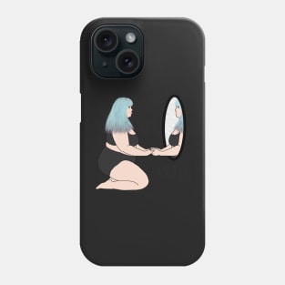 Love yourself, the person in the mirror Phone Case