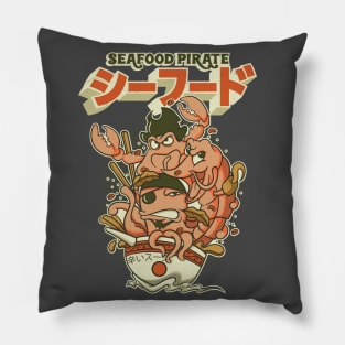 Seafood Pirate Colored Pillow