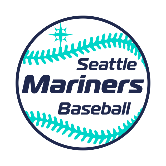 Mariners Retro 80s Ball by Throwzack