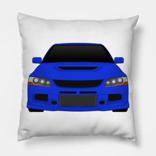 Evo IX Blue Pillow