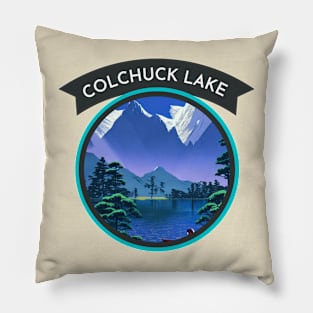 Blue Colchuck Lake Capturing the Beauty of Nature Pillow