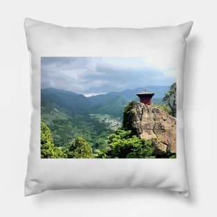 Basho Wayfarer Painting Pillow