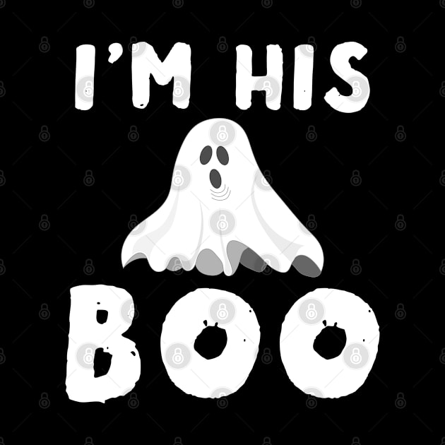 I'm His Boo Halloween Couples Gifts by finedesigns