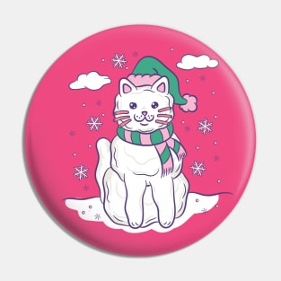 Snow Kitty Pin