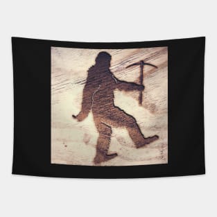 Bigfoot Rockhound Woodburn Tapestry