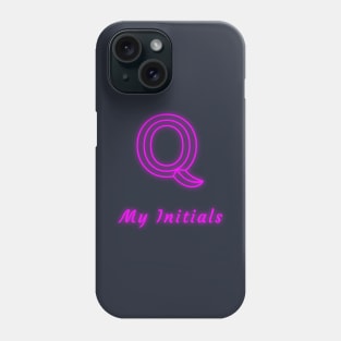 Letter Q Letter Art Phone Case