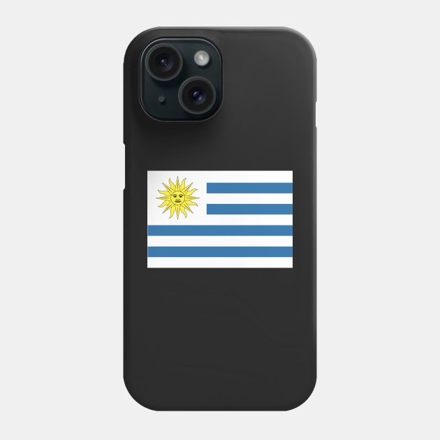 National Flag of Uruguay Phone Case by zwrr16