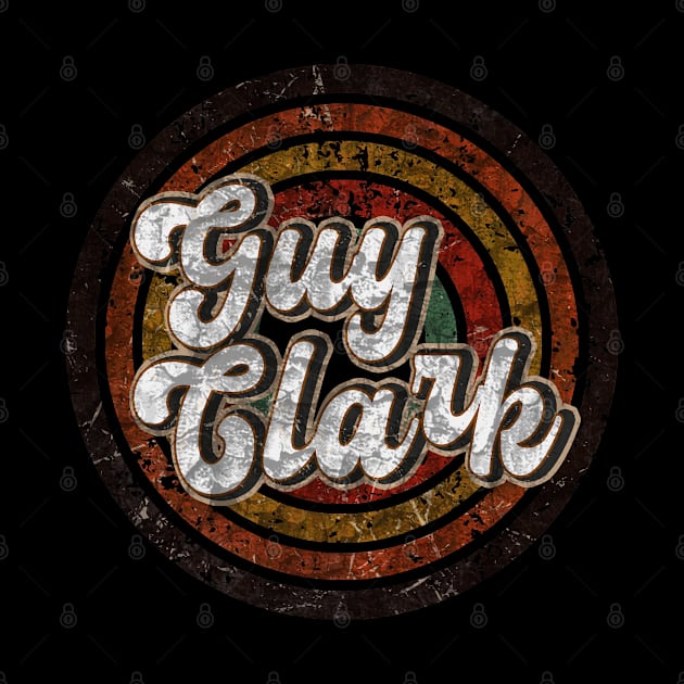 Guy Clark - vintage design on top by agusantypo