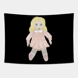 Stranger things Eleven pink dress doll Tapestry