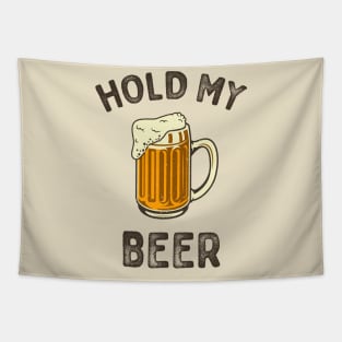 Hold my beer typography Tapestry