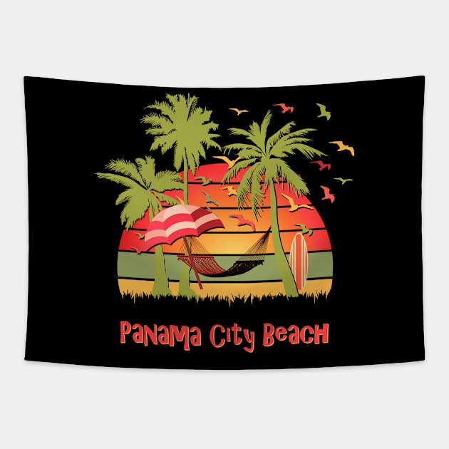 Panama City Beach Tapestry by Nerd_art