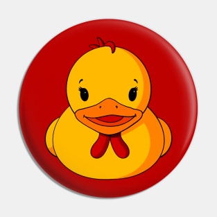 Yellow Chicken Rubber Duck Pin