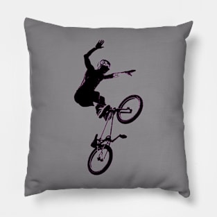 Freestyle bmx 1 / Swiss Artwork Photography Pillow