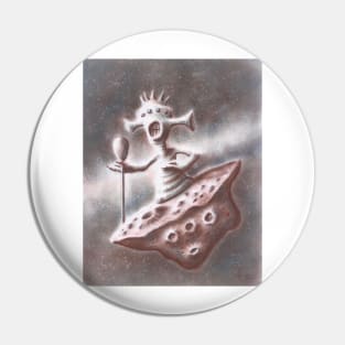 King of the Asteroid Pin