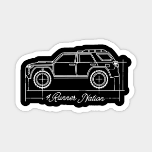 4Runner Nation 5Th Gen 4R Blue Magnet