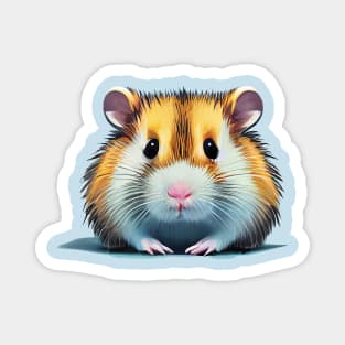 Little Hamster Print Magnet