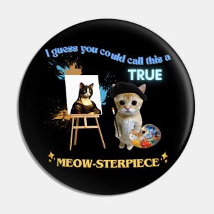 Art Cat Pin