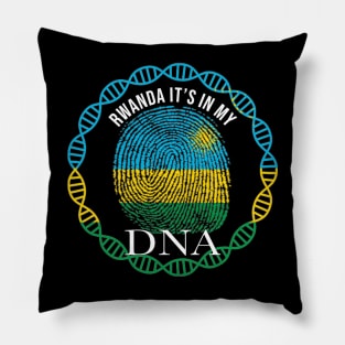 Rwanda Its In My DNA - Gift for Rwandan From Rwanda Pillow