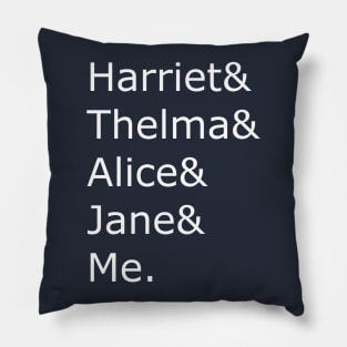 Alum "Firsts" - by Swellesley Swag Pillow