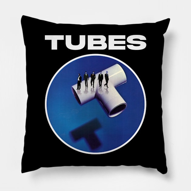 THE TUBES BAND Pillow by rahobisona