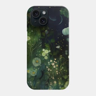 Watercolor Forest, Woodland Landscape Phone Case