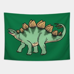 Happy Stegosaurus Tapestry