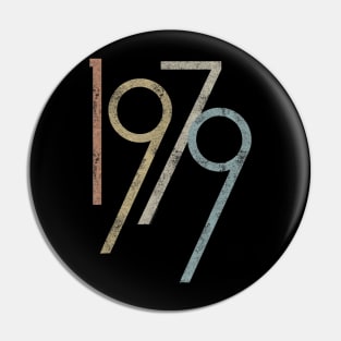 41th Birthday Gift Vintage 1979 Graphic Men Women Pin