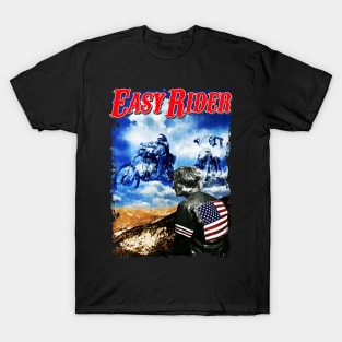 Easy Rider - Alternative Movie Poster T-Shirt by Movie Poster Boy